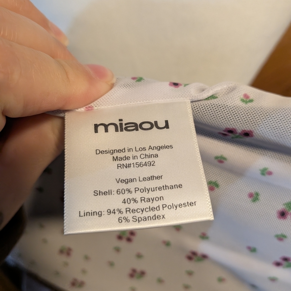 Miaou Dark Brown Leia Corset Size Medium - Picture 6 of 6
